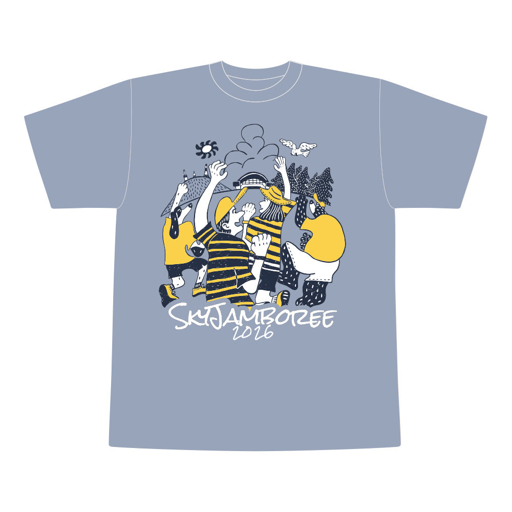 【Sky Jamboree 2026 オフィシャルグッズ】フレンズTシャツ アシッドブルー（現地受取）