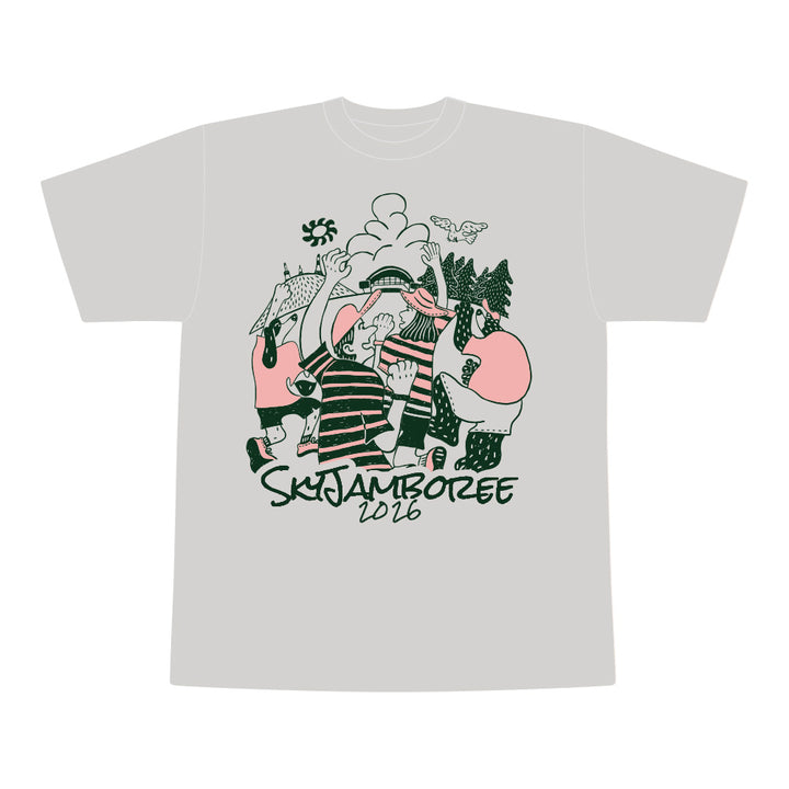 【Sky Jamboree 2026 オフィシャルグッズ】フレンズTシャツ バニラホワイト（現地受取）