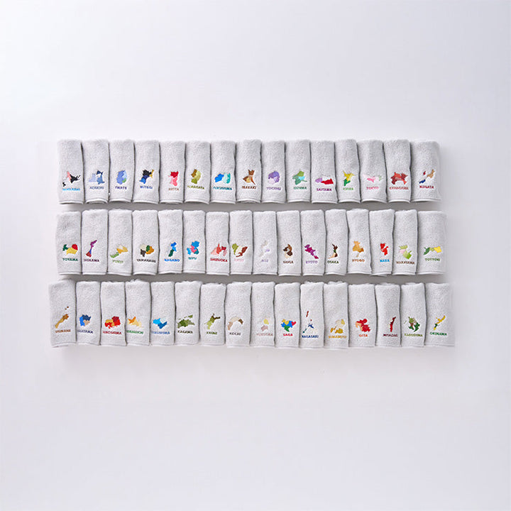 47palette タオルハンカチ(ライトグレー)/13 東京都