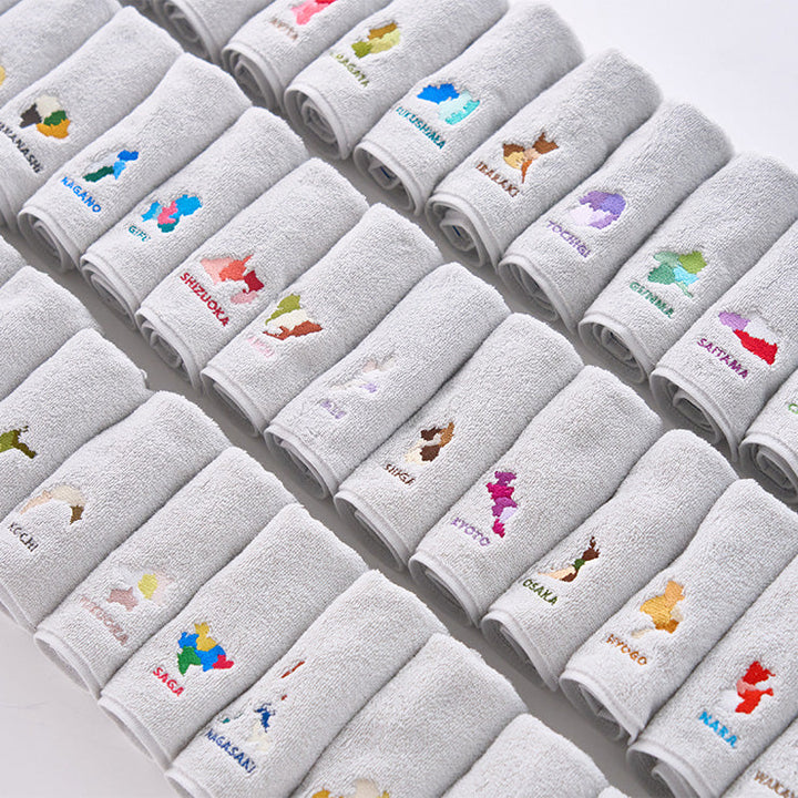 47palette タオルハンカチ(ライトグレー)/09 栃木県