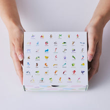 画像をギャラリービューアに読み込む, 街まち 47palette タオルハンカチセット(3枚入)/15新潟県 セピア系/ミント系
