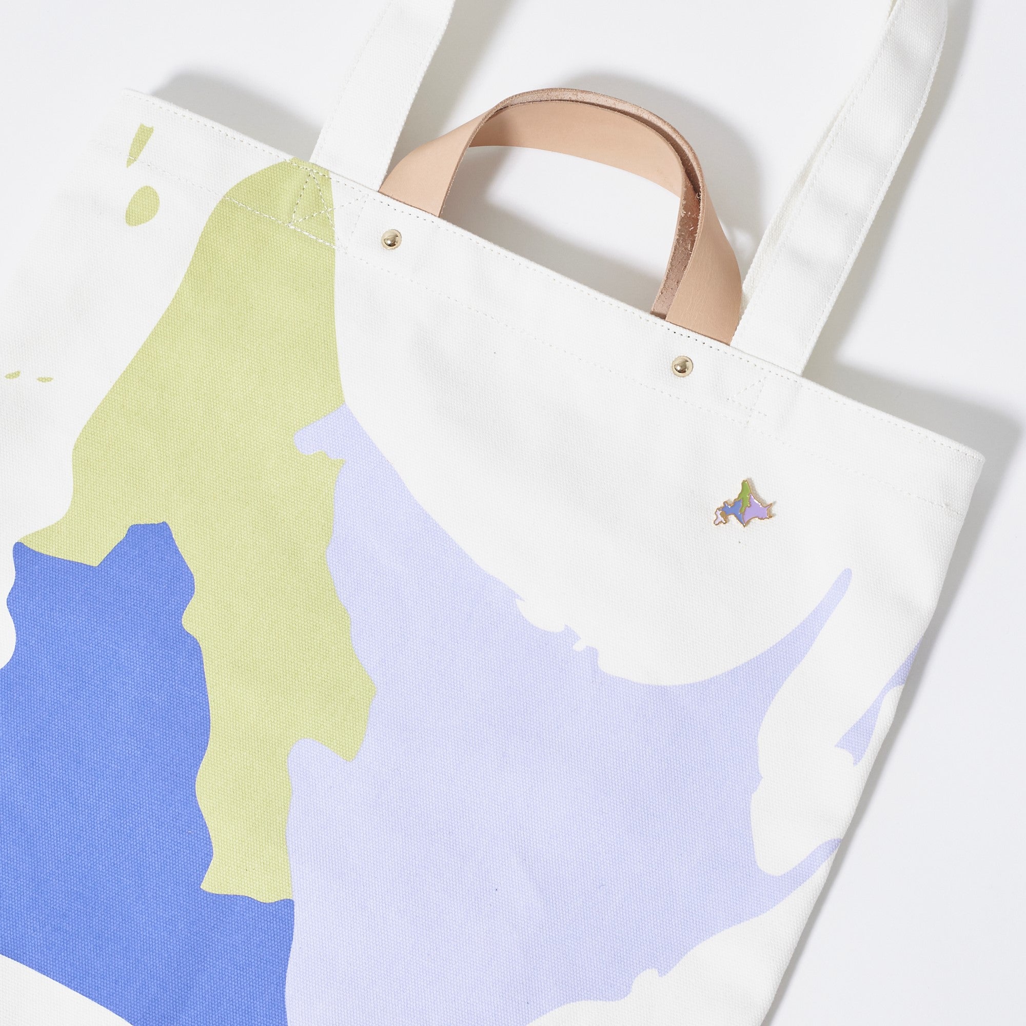 スクエアトートバッグ / 北海道地方｜地図グッズ｜Map Design