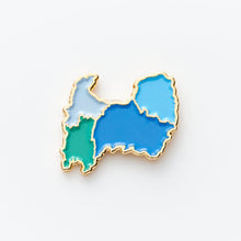 画像をギャラリービューアに読み込む, 街まち 47palette カラーピンズ/16富山県

