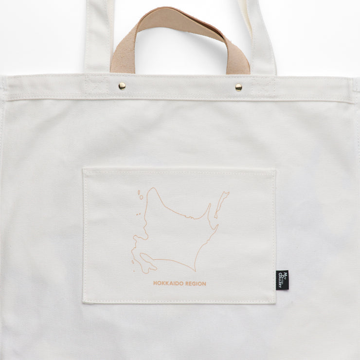 スクエアトートバッグ / 北海道地方｜地図グッズ｜Map Design