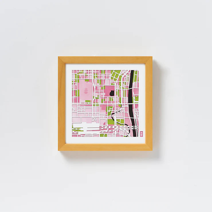 地図切り絵専用紙/京都