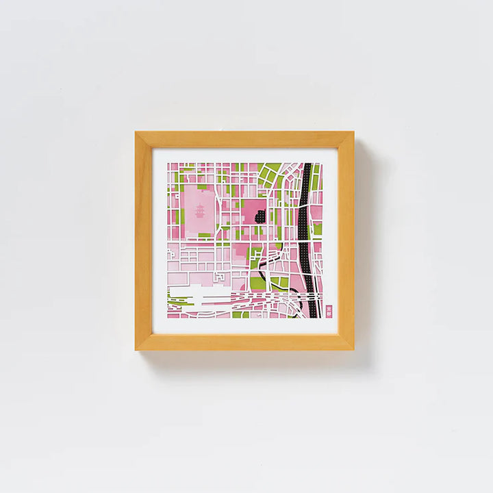 地図切り絵専用紙/京都