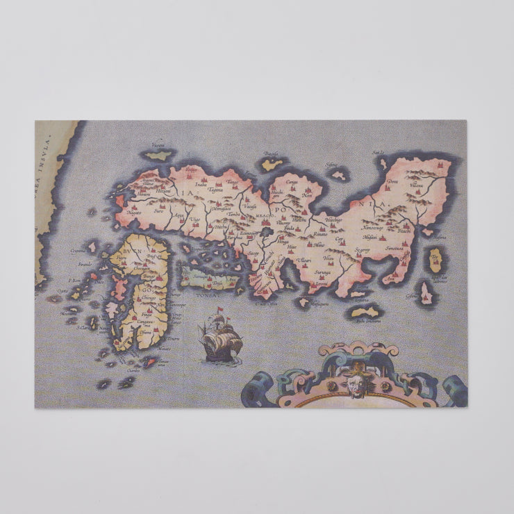 【激安通販 オンラインショップ】 ポストカード5種セット/日本地図の変遷｜地図グッズ｜Map Design 地図・旅行ガイド