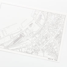 画像をギャラリービューアに読み込む, 地図ぬり絵専用紙 北九州
