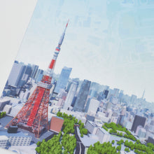 画像をギャラリービューアに読み込む, 【街まち】A4クリアファイル/東京タワーと街並み
