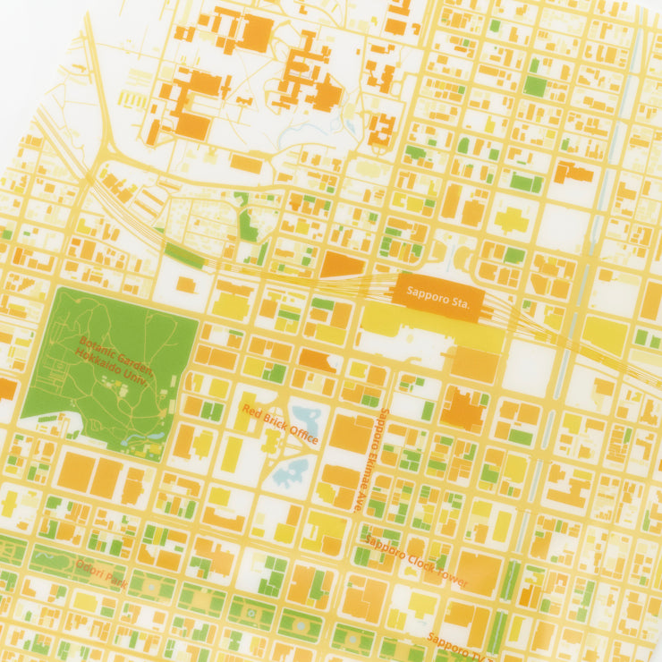 【街まち】A4クリアファイル/札幌