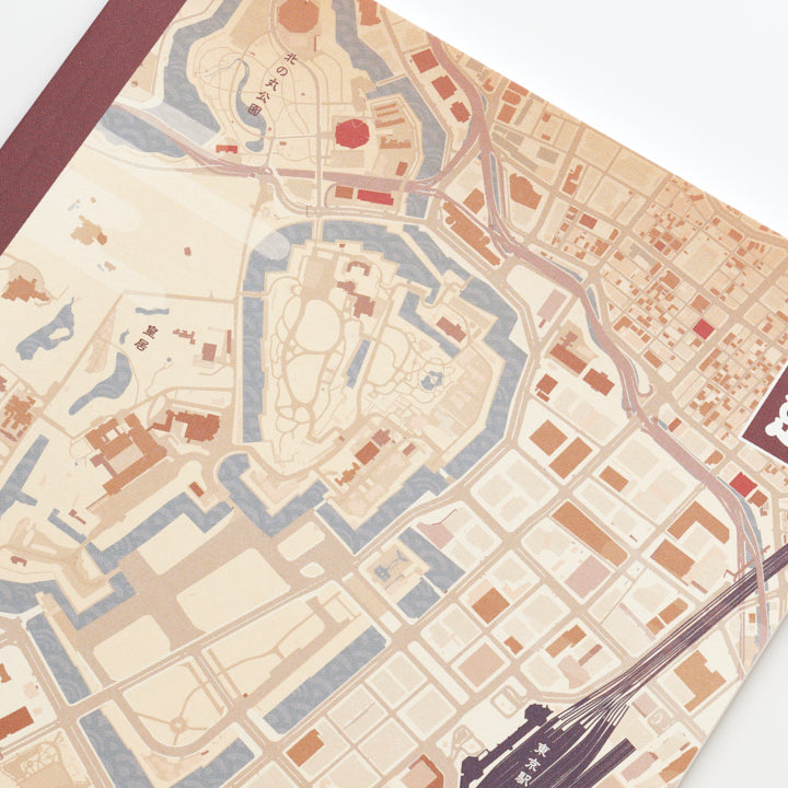 和まっぷ】A5ノート/東京｜地図グッズ｜Map Design GALLERYオンライン