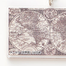 画像をギャラリービューアに読み込む, アクリルキーホルダー/メールラ「世界図」
