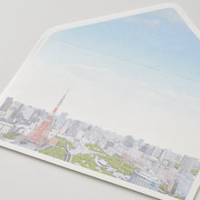 画像をギャラリービューアに読み込む, 【街まち】レターセット/東京タワーと街並み
