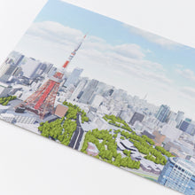 画像をギャラリービューアに読み込む, 【街まち】ポストカード/東京タワーと街並み
