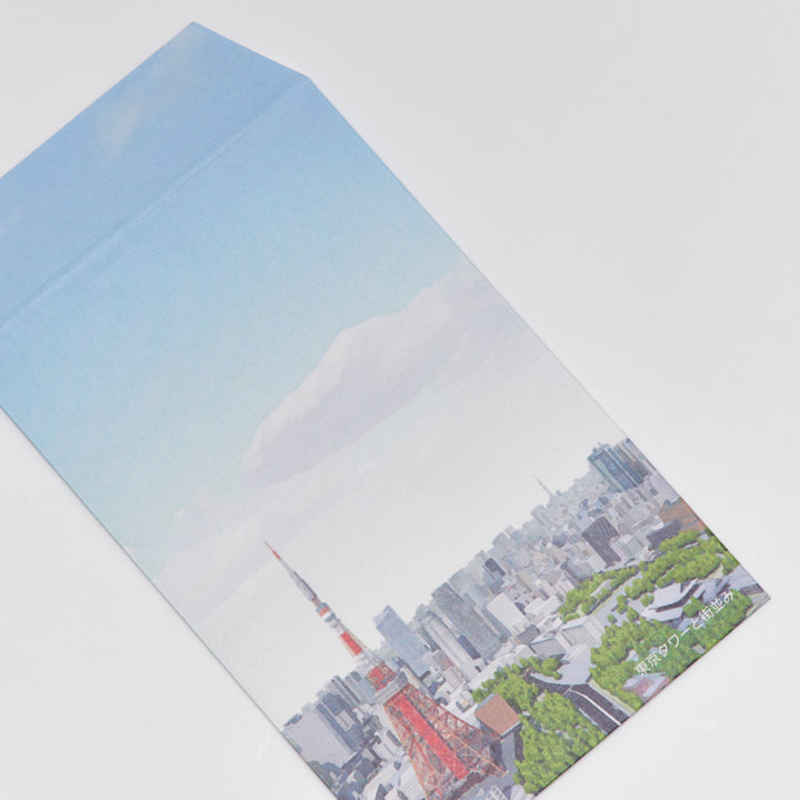 【街まち】ぽち袋/東京タワーと街並み