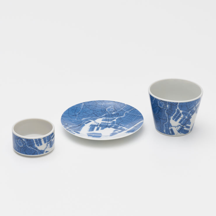 ［セット価格］【街まち】食器3点セット/地形　東京