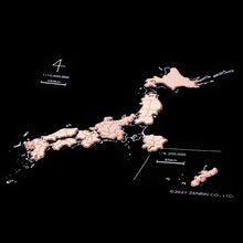 画像をギャラリービューアに読み込む, 日本列島ピンバッジ/全国 アンティークコパー
