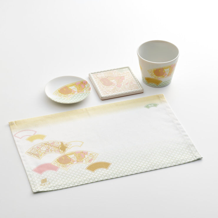 【和まっぷ】ランチョンマット/日本庭園　福岡
