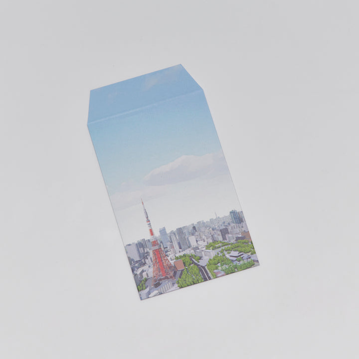 【街まち】ぽち袋/東京タワーと街並み