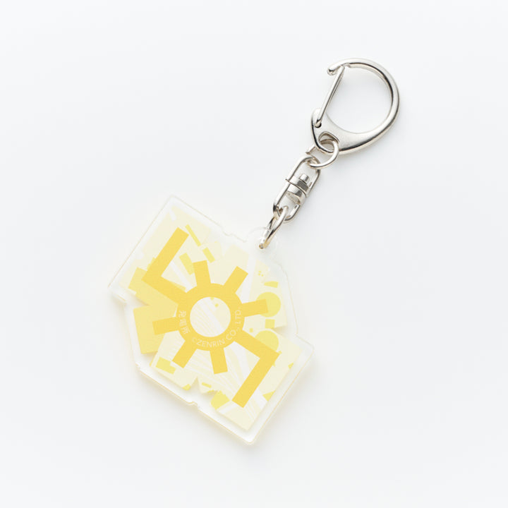 地図記号アクリルキーホルダー/発電所
